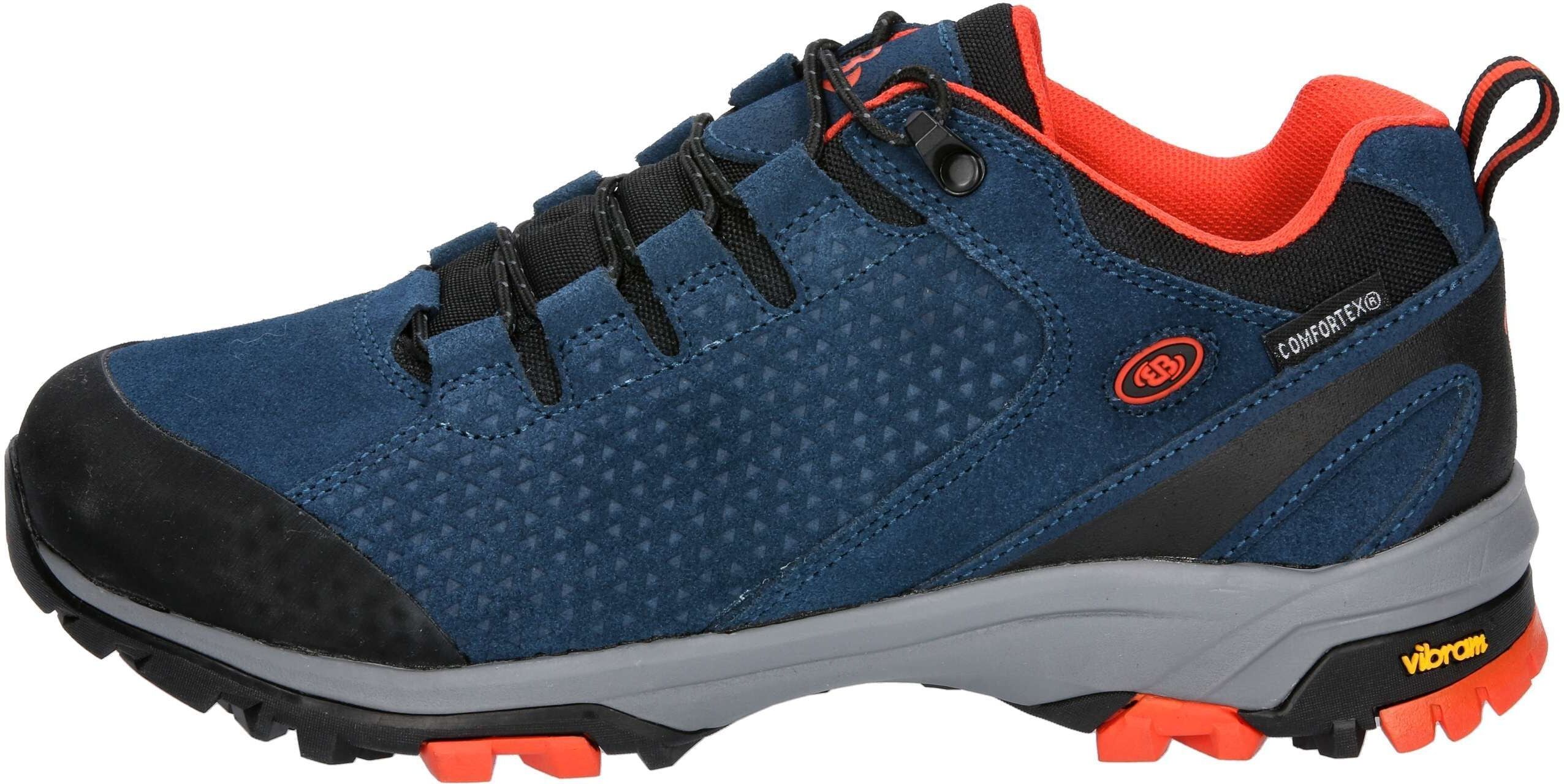 Outdoorschuh BRÜTTING "Outdoorschuh Mount Trish Low", Herren, Gr. 41, blau, Veloursleder, Schuhe Outdoorschuh blau 41