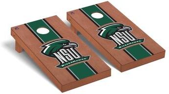 Skip's Garage Northeastern State NSU Riverhawks Rosewood Cornhole Board Set