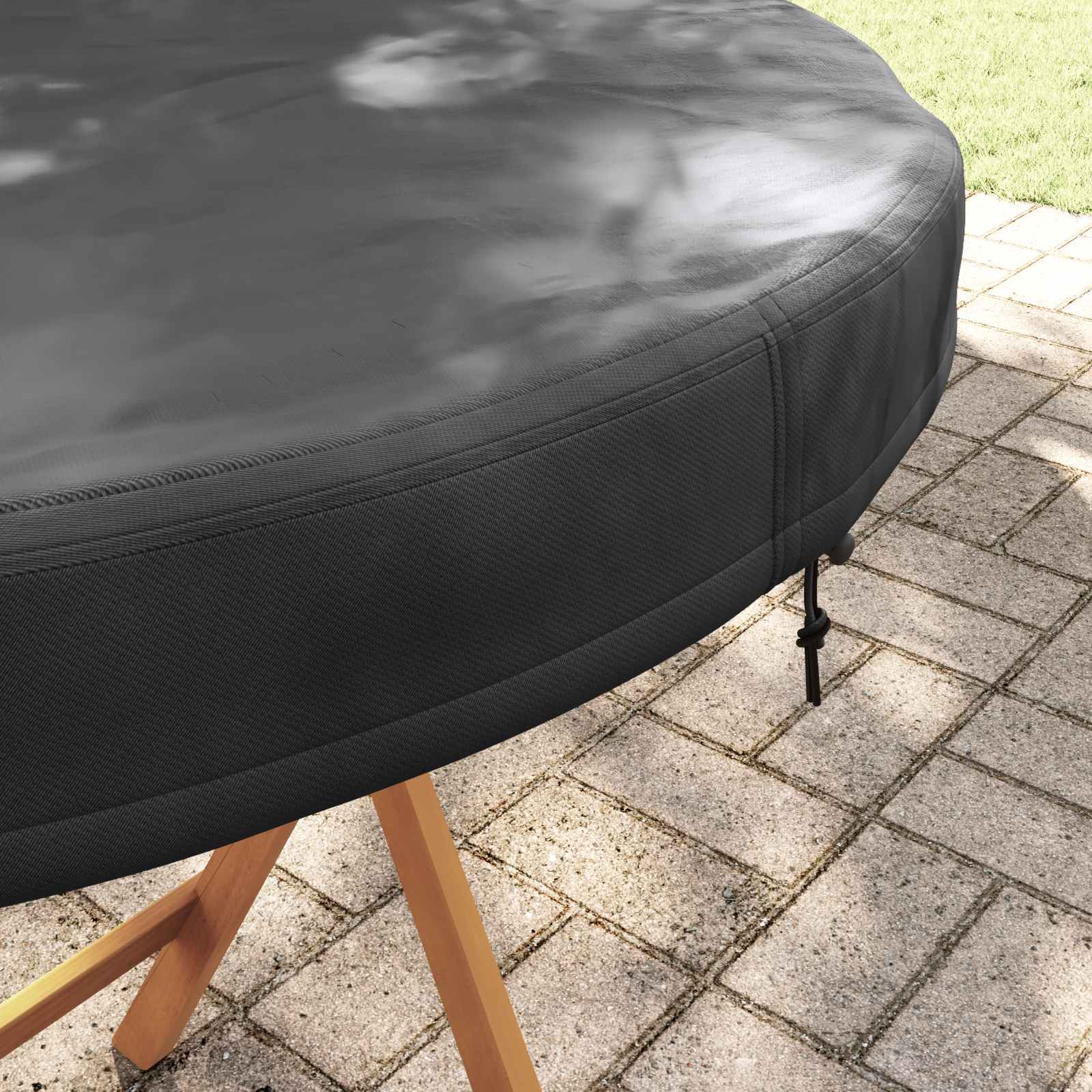 vidaXL Housse de Table Extérieure 102 x 102 x 10 cm Tissu Oxford 210D
