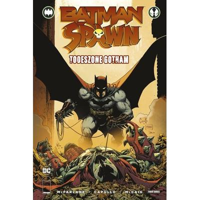 Batman/Spawn: Todeszone Gotham, Gebundene Ausgabe von Greg Capullo,Todd McFarlane, Panini, 978-3-7416-3351-5