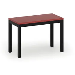Umkleidebank, Länge 600 mm, rot