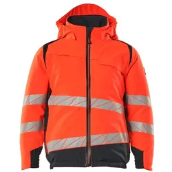 MASCOT Winterjacke für Kinder ACCELERATE SAFE Hi-vis Rot / Schwarzblau 140 - 19935-449-22210-140 - Hi-vis Rot / Schwarzblau