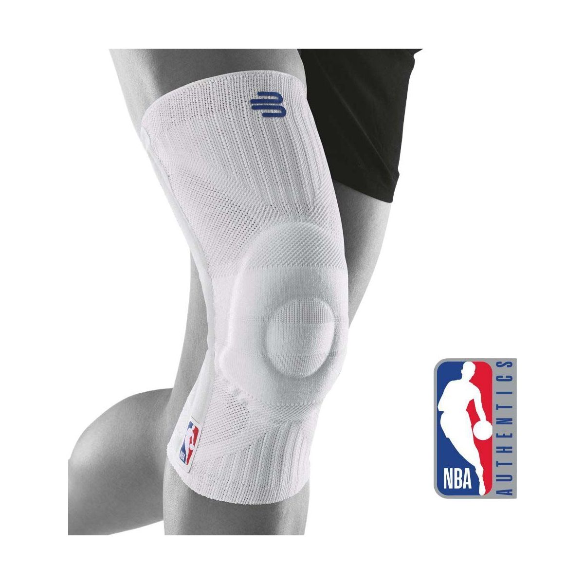 Bauerfeind Sports Knee Support,nba all-white (ALL-WHI) S 70000172