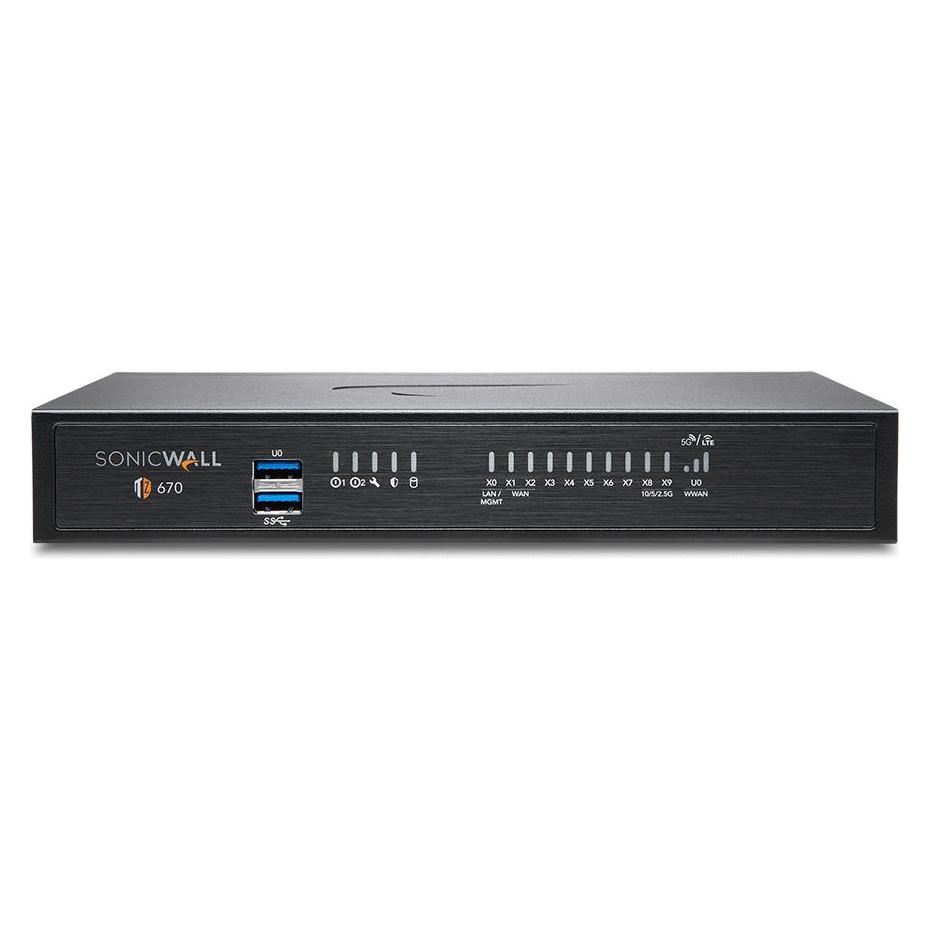 SonicWall TZ670 Promotional TU con APSS e CSE (03-SSC-3028)
