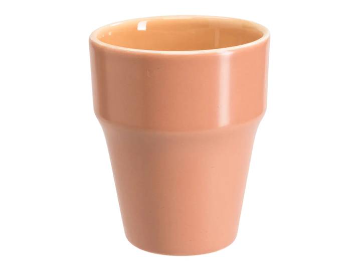 Kaffeetasse Seefeld, Atelier Pfister, paprika, Porzellan
