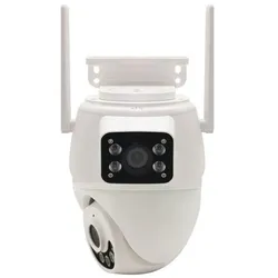 Kyf Edition Vernetzte Aussenkamera – KYF – WLAN – Drehbarer PT-Sensor – Duale 2 x 3-MP-Sensoren, Netzwerkkamera
