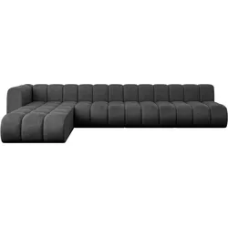 ECKSOFA modulares Sofa Darnel-L3 - 387x177x70 cm Schwarz