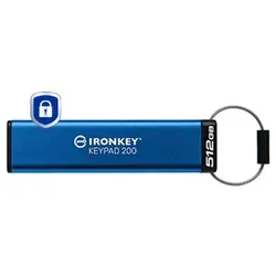 Kingston Technology IronKey 512GB Keypad 200, FIPS 140-3 Lvl 3 AES-256 Verschlüsselung