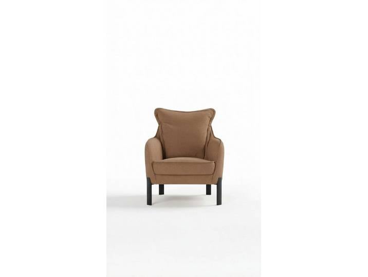 Xlmoebel Sessel Beiger Stoffstuhl im modernen Design für das Wohnzimmer (1-St., Einzelsessel), Made in Europa