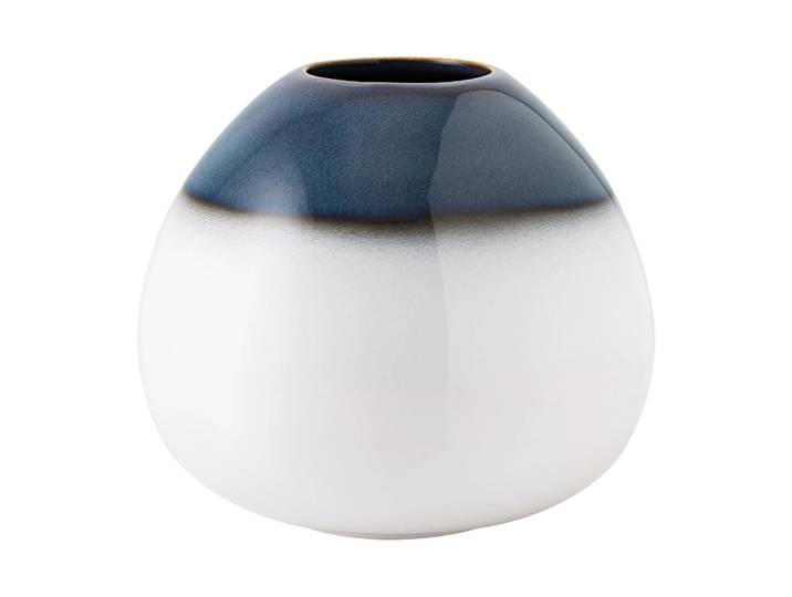 Villeroy & Boch Vase Lave Home egg-shaped 13 cm Bleu-blanc
