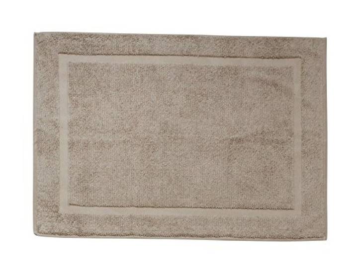 DONE Deluxe Badteppich, Baumwolle, Taupe, 60 x 80 x 1 cm