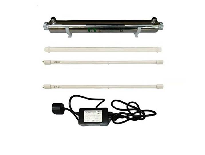 Realgoal 25W UV Wasserreiniger 6 GPM UV Wasserfilter, zusatzliche 1 Lampe hinzufugen