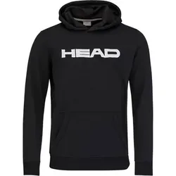 HEAD Kinder Hoodie CLUB BYRON Hoodie JR, Größe 128 in Schwarz Schwarz