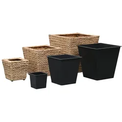 Helloshop26 - Hochbeet-Pflanzkasten für Pflanzen Blumen und Garten 3-teilig Wasserhyazinthe 02_0001339