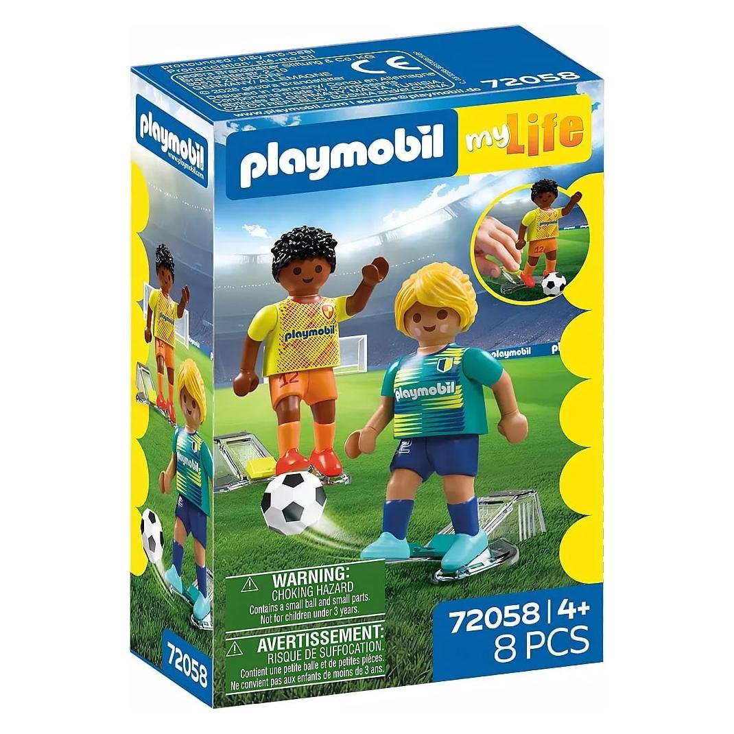 Playmobil Fussballspieler und Fussballspielerin (72058) (72058)