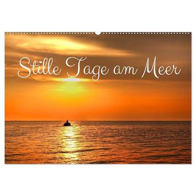 Stille Tage am Meer (Wandkalender 2027 DIN A2 quer), CALVENDO Monatskalender