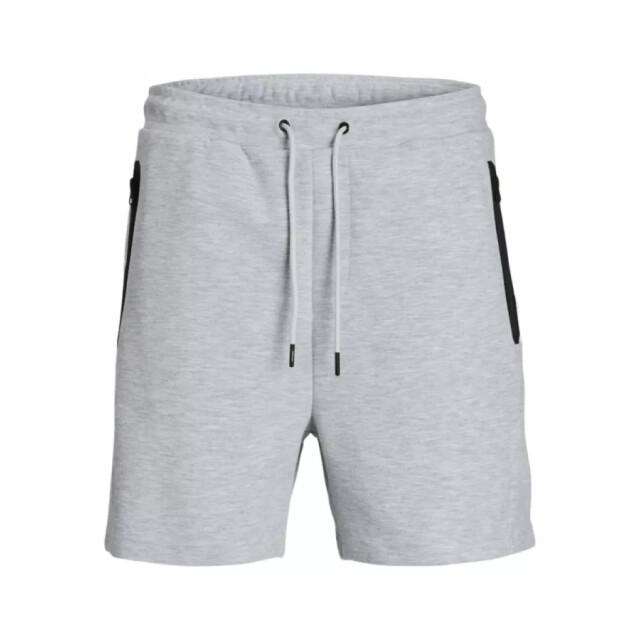 Jack & Jones 12273304 gordon light grey heren fusion tricot short