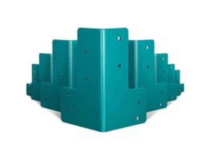 VEVOR Schaukelverbinder, 4 mm dicker Stahl-Schaukelwinkel, 8-teiliges Eckverbinder-Set, rechtwinklige Werkstatttisch-Eckhalterungen, Gelenkverschluss für Schreibtischkante, Familien-Heimwerker