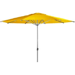 Doppler Sonnenschirm / Großschirm "Alu Expert Teleskop 400", inkl. Schutzhülle,gelb,Ø 400 cm