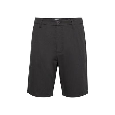 Chinoshorts SOLID "Chinoshorts SDEldric", Herren, Gr. L, N-Gr, schwarz (true schwarz), Obermaterial: 65% Polyester PES. 35% Baumwolle CO., Hosen Chinoshorts