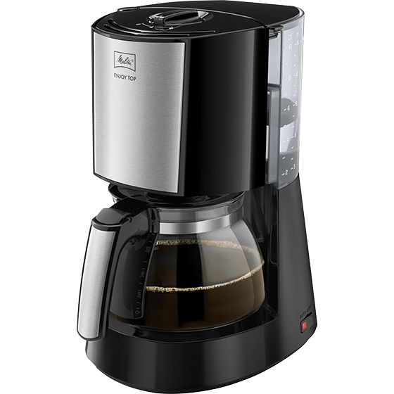 Melitta 1017-13 Enjoy Top 10 Tassen Filterkaffeemaschine 1,2 l (Schwarz)