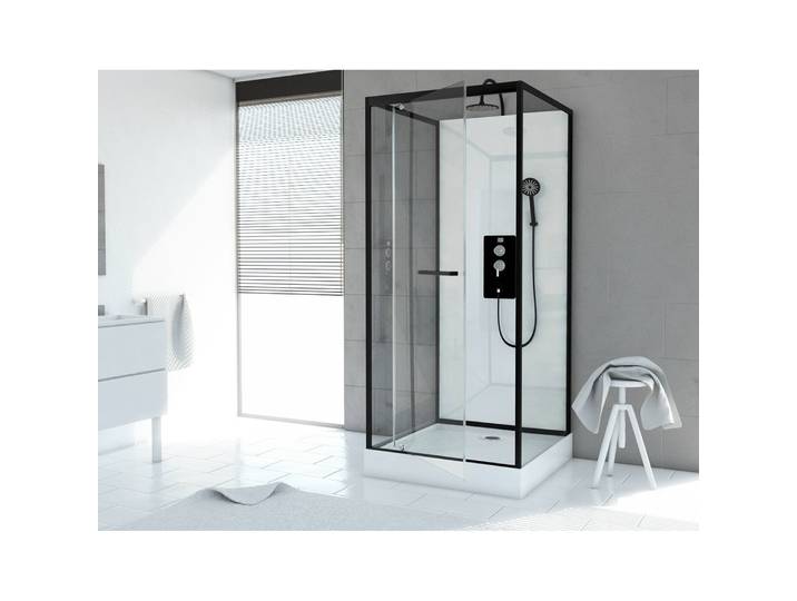 Eckdusche Square 90 x 230 x 90cm Weiß