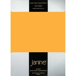 Janine Spannbetttuch Elastic-Jersey 5002 sonnengelb 200x200 cm