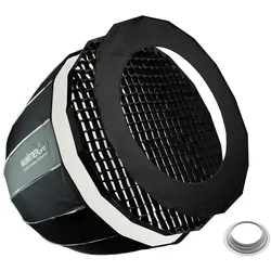 Walimex pro Studio Parabolic Softbox 90 Hensel EH (Parabole Softbox, 90 cm), Softbox + Reflektor