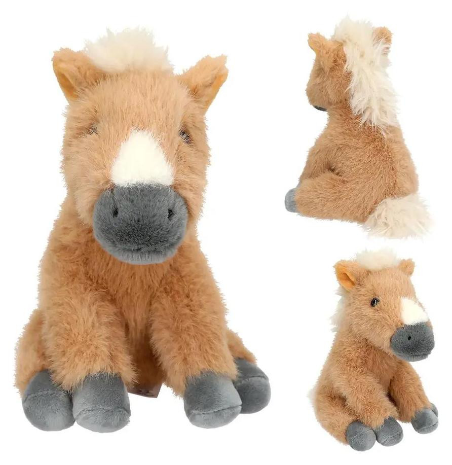 Miss Melody pluche paard, beige, 20 cm