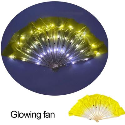 Uplift Picks LED Folding Fan Light Up Hand Fan Glowing Party Festival Fan 14