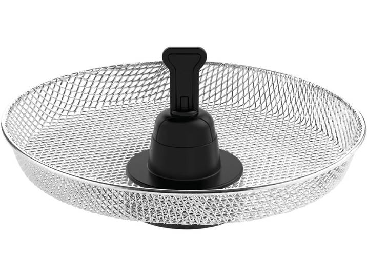 TEFAL Küchenmaschinen Zubehör-Set Snack-Einsatz XA7012 für Actifry , schwarz (edelstahlfarben, schwarz), Küchenmaschinen-Aufsätze, Garkorb kompatibel mit ActiFry Heißluftfritteuse, Küchenmaschinen Zubehör-Set