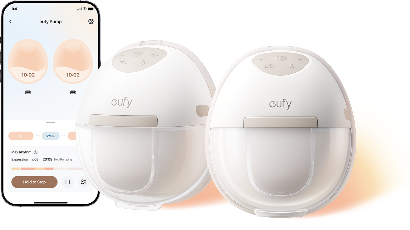 eufy E20 Wearable Heated  Electric Breast Pump eufy Breast Pump E20