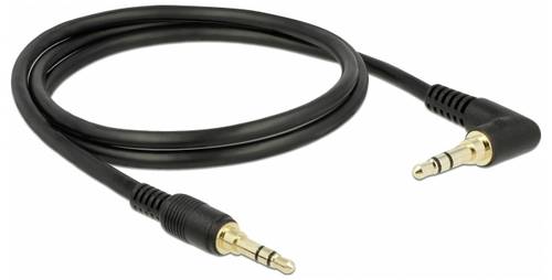 Delock 85566 Audio Verbindungskabel [1x Klinkenstecker 3.5mm - 1x Klinkenstecker 3.5 mm] 1m Schwarz