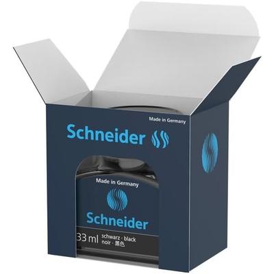 Schneider Füllertinte 33ml schwarz Packung mit 9 Stück