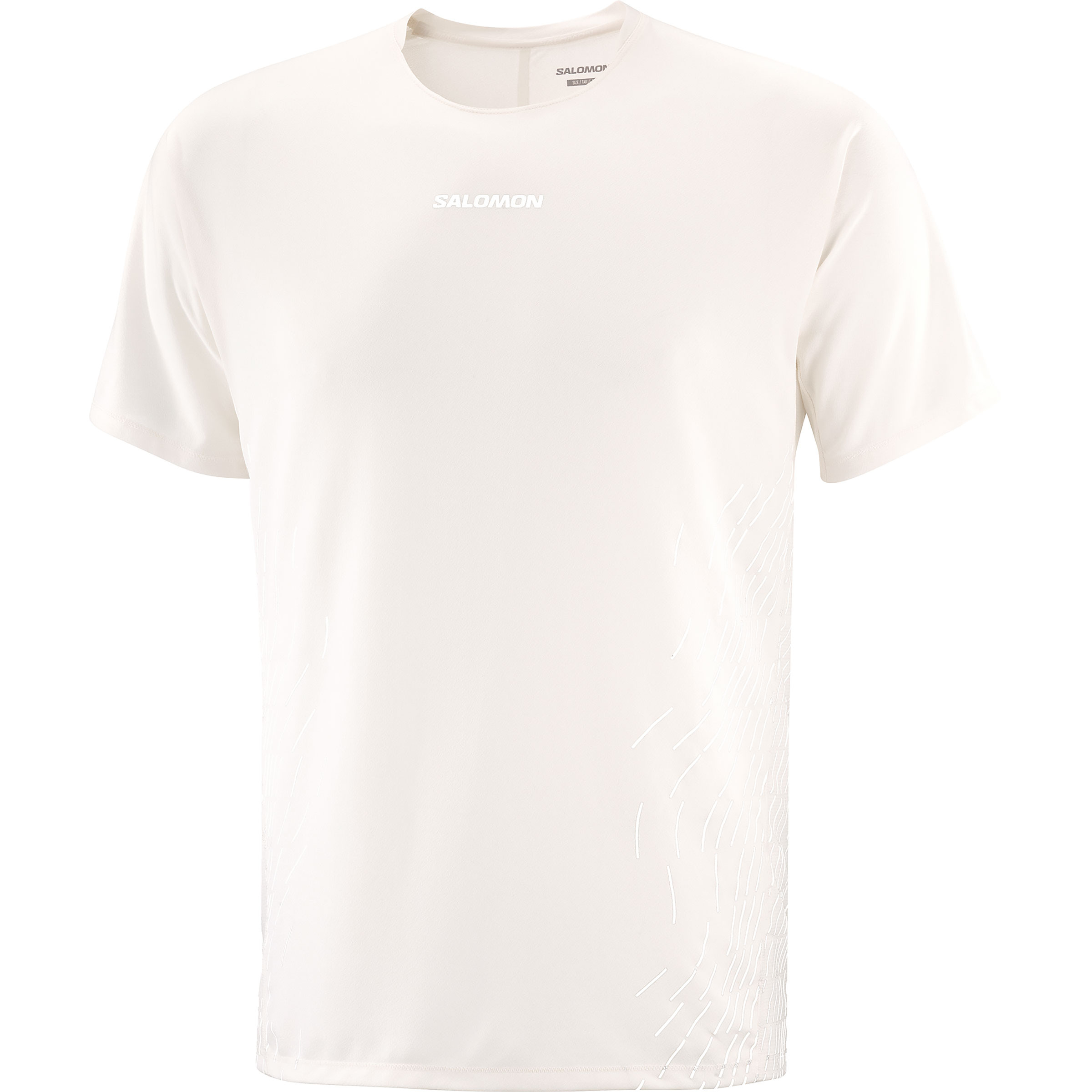 Salomon Sense Aero GFX Herren Laufshirts weiss Größe XL Trailrunning | Laufen Atmungsaktiv