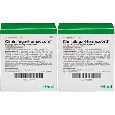 Cimicifuga Homaccord Ampullen 2x 2x10 St