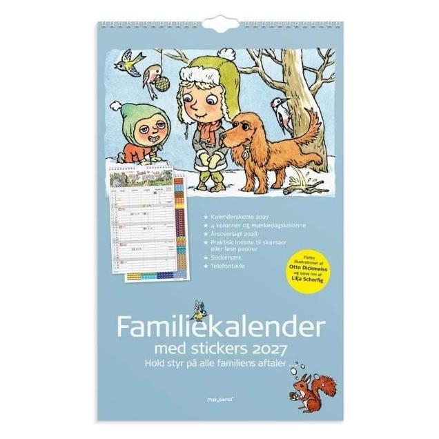 Mayla Pharma Familiekalender Otto Dickmeiss & Lilja Scherfig 4 kol. 2027 (27066230)