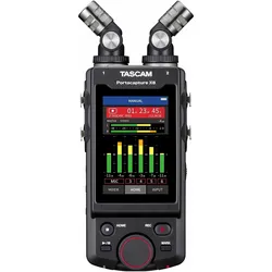 Tascam Portacapture X8 (Mehrspurrecorder), Audiorecorder, Schwarz