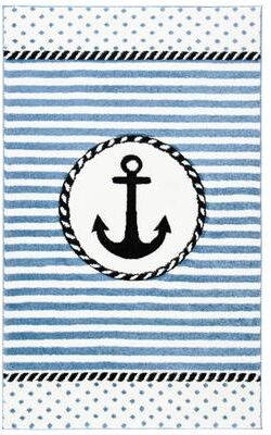 SAFAVIEH Carousel Kids Aftina Nautical Anchor Rug