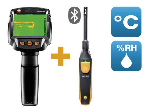 Testo 872s Baudiagnose-Set Wärmebildkamera -30 bis +650°C 240 x 180 Pixel 9Hz