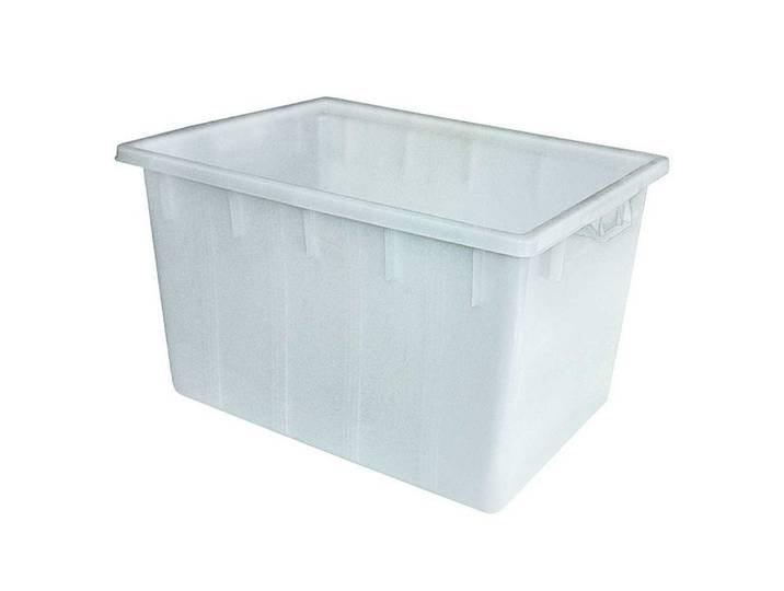 BRB-Lagertechnik Aufbewahrungsschüssel BRB Kunststoffwanne/Wanne, Inhalt 180 Liter, Polyethylen-Kunststoff, Kunststoffwanne aus lebensmittelechtem Polyethylen-Kunststoff (PE-HD)