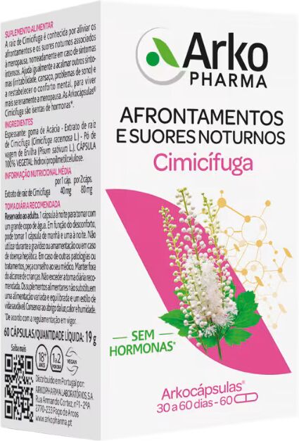 Arkopharma Arkocápsulas Cimicífuga 60 cápsulas