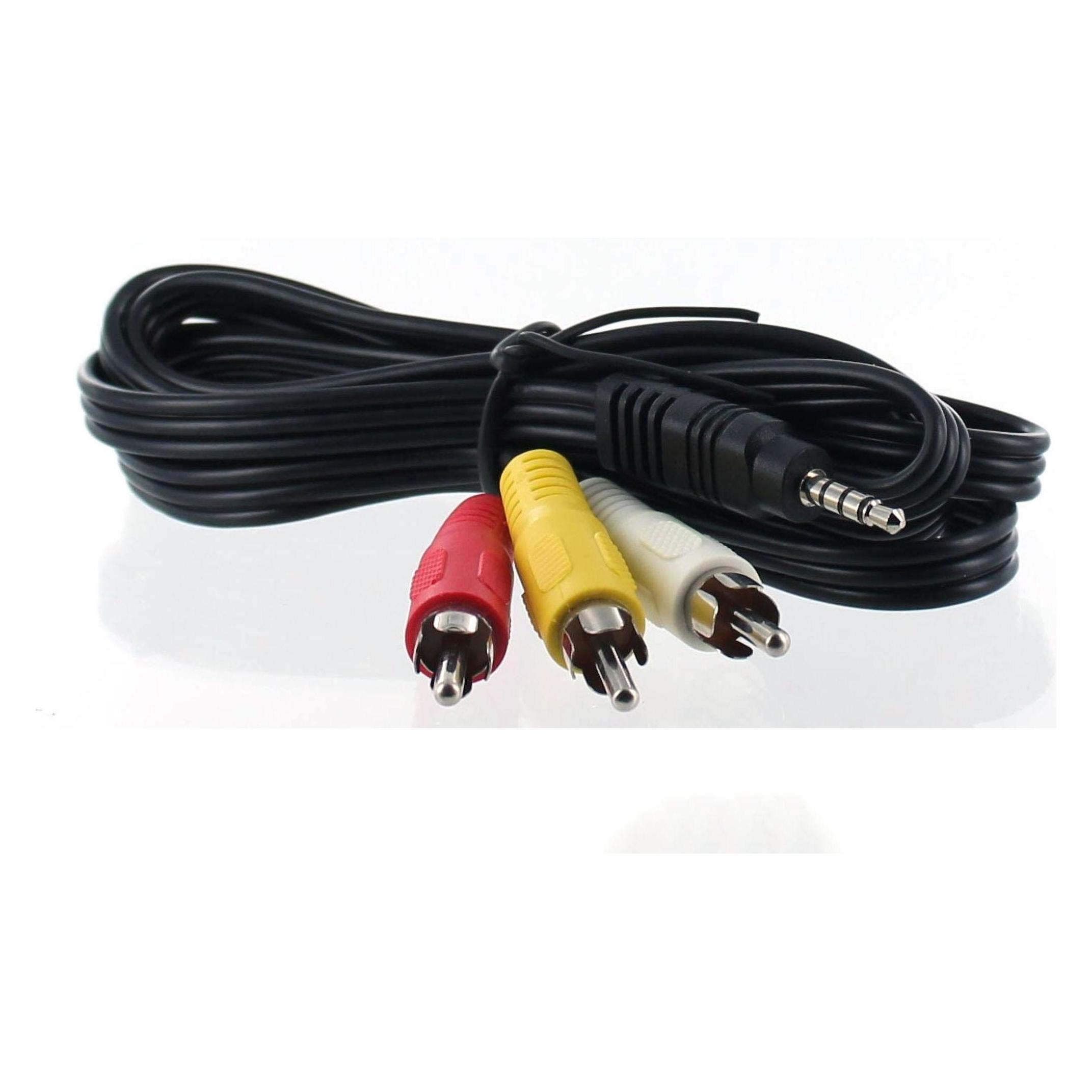 AGI Audio/Videokabel kompatibel mit Canon LEGRIA HF R606 (1.50 m, Cinch Kabel) (45594328)