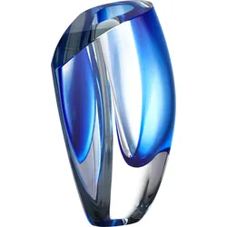 Mirage Vase 31 cm, grau-blau