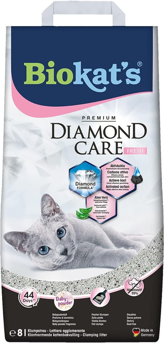 BIOKATS Biokat's Lettiera Agglomerante Diamond Care 8L