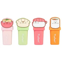 Pusheen - Set zvýrazňovačů 4 Farben s 3D ozdobou für sushi rolky