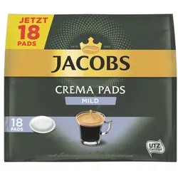 Jacobs 18er-Pack Kaffeepads »Crema Mild«