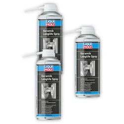 3x Schmiermittel LIQUI MOLY 20971 Keramik Longlife Spray Fett Spray 400 ml
