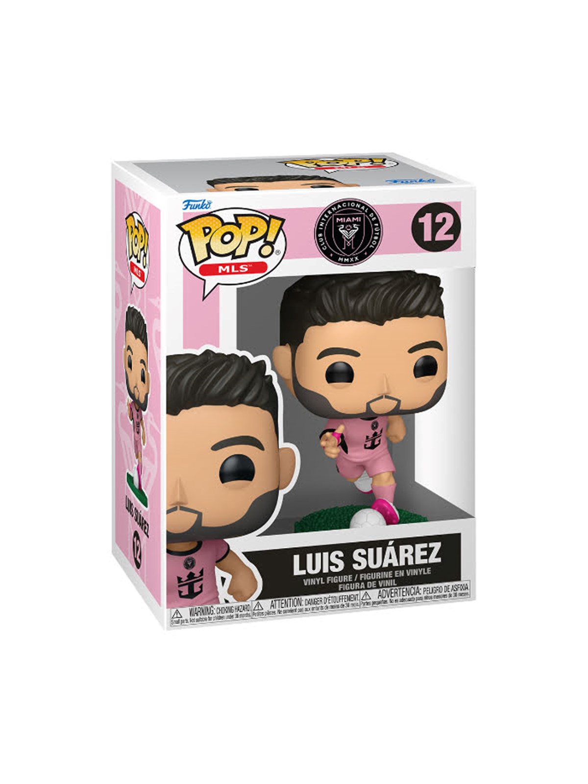 Funko! - Funko POP Vinyl InterMiami Luis Suarez Pink
