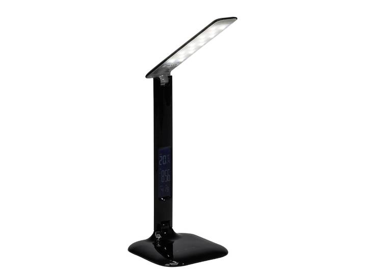 LED-Schreibtischleuchte Glenn 15 x 55 x 15cm Schwarz Kunststoff Nicht austauschbare LEDs